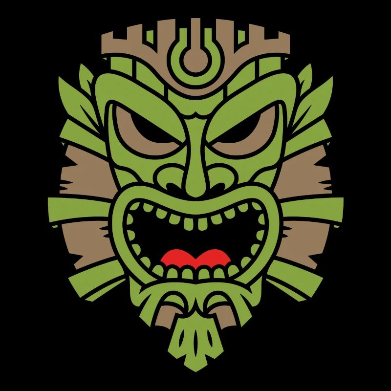 Mystical Mysterious Aztec Mask