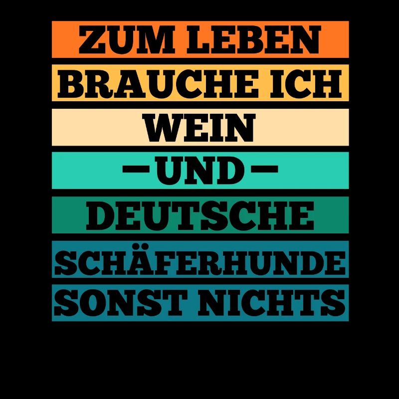 Wein Hund Deutscher Schäferhund