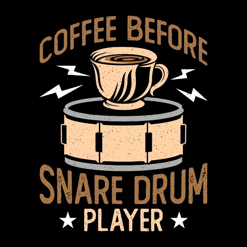 Snare Drum Player Coffee Drummer Coffee Lover