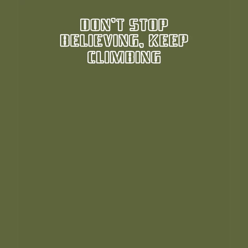 Hiking - Don't Stop Believing, Keep Climbing