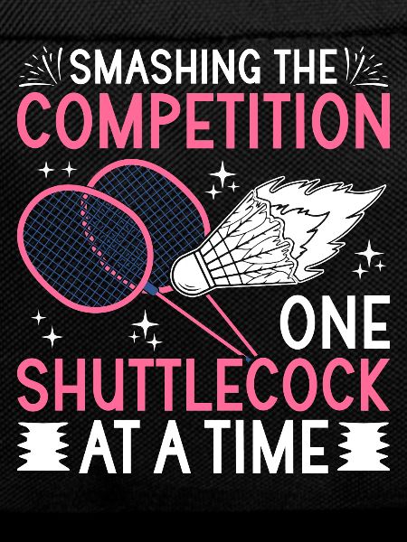 Badminton Spieler Federball