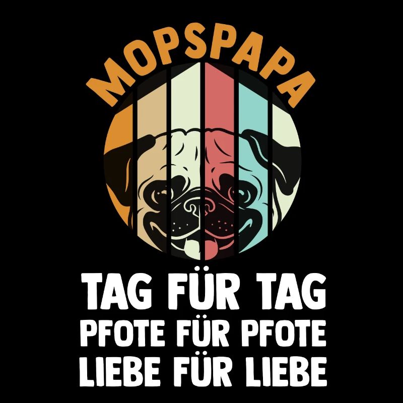 Dog Daddy Mop Papa Master Dog Pug