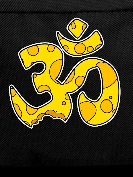 Cheese OM Sign Symbol Meditation