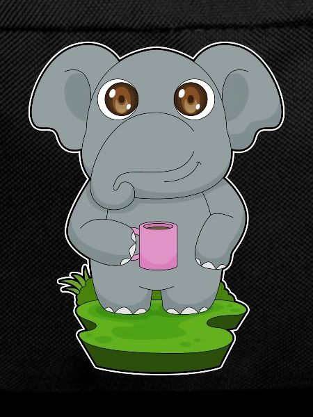 Elefant Kaffee Becher