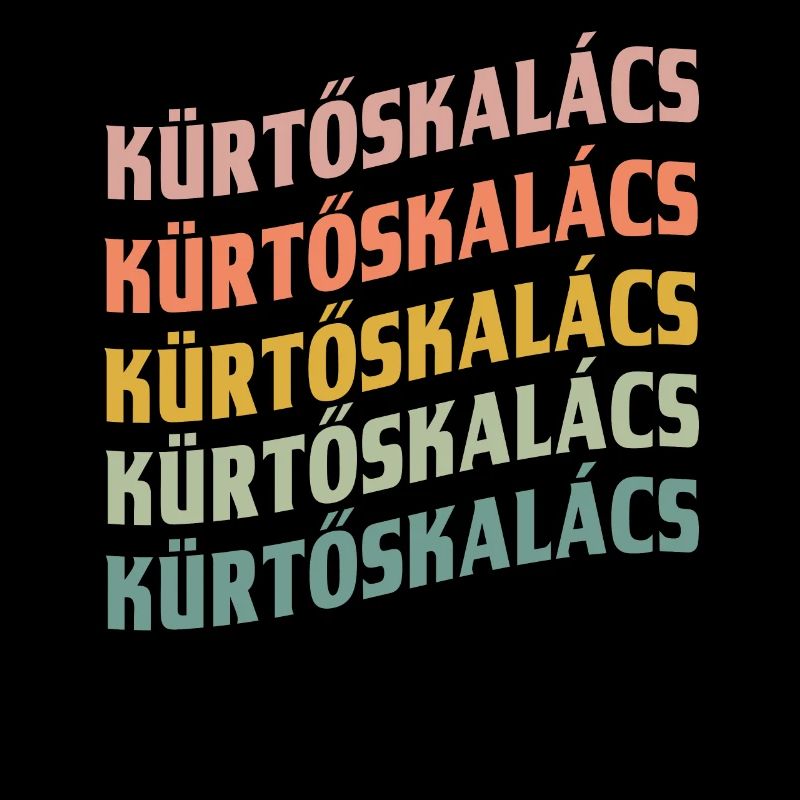Conception de polices Kürtőskalács