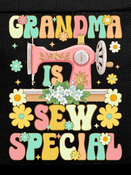 Groovy Sewing Granny Female Sewer