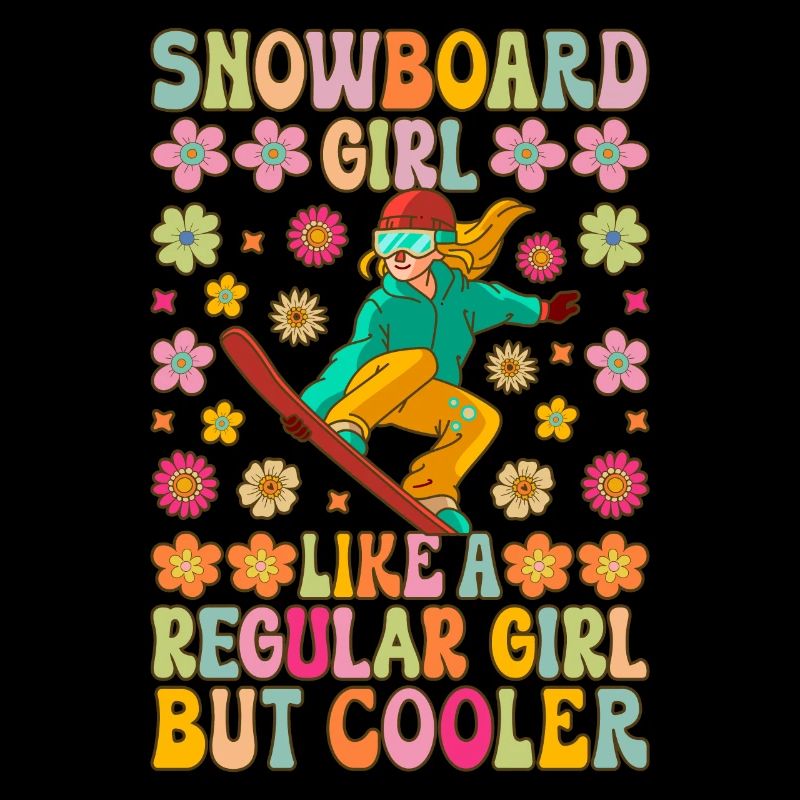 Snowboarding Mädchen