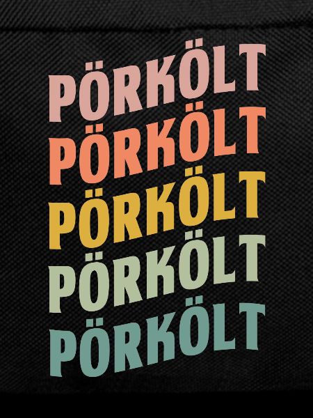 Pörkölt lettering