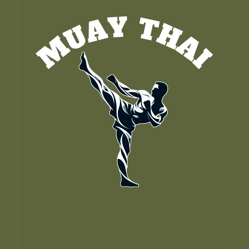 Conception de coup de pied de Muay Thai