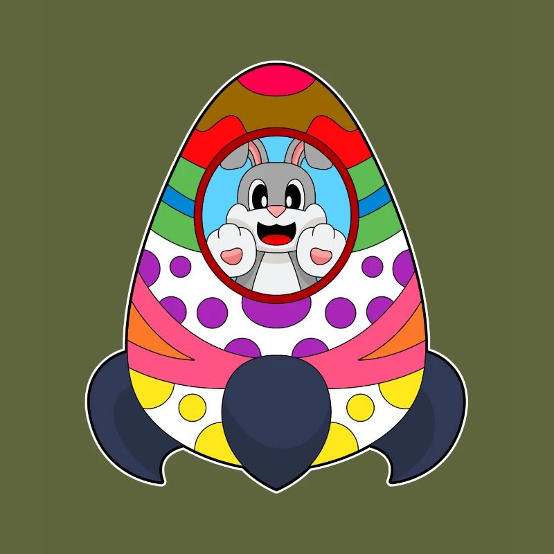 Rabbit Easter Rocket