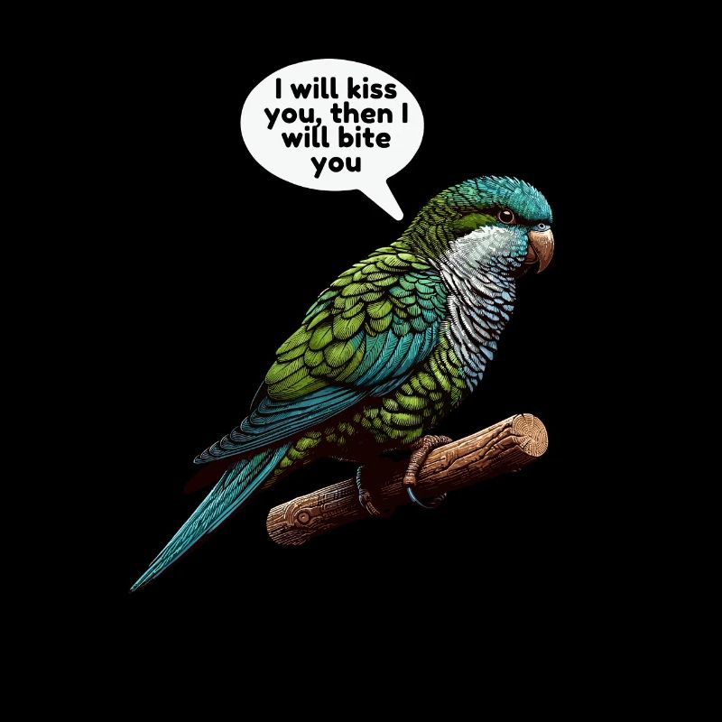 Quaker Parrot Monk Parakeet