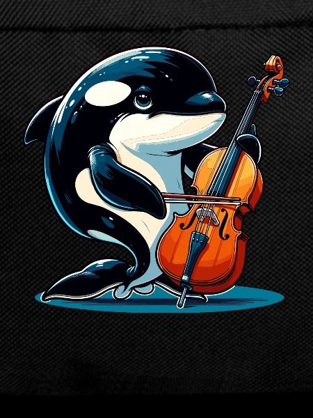 Orca playing Cello