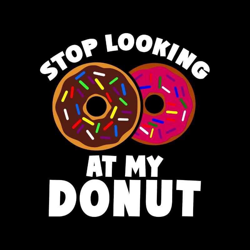 Donut Themed Donut Sprayed Funny Cute