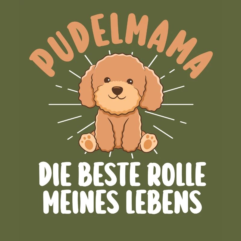 Hund Hundemama Pudelmama Mutter Pudel
