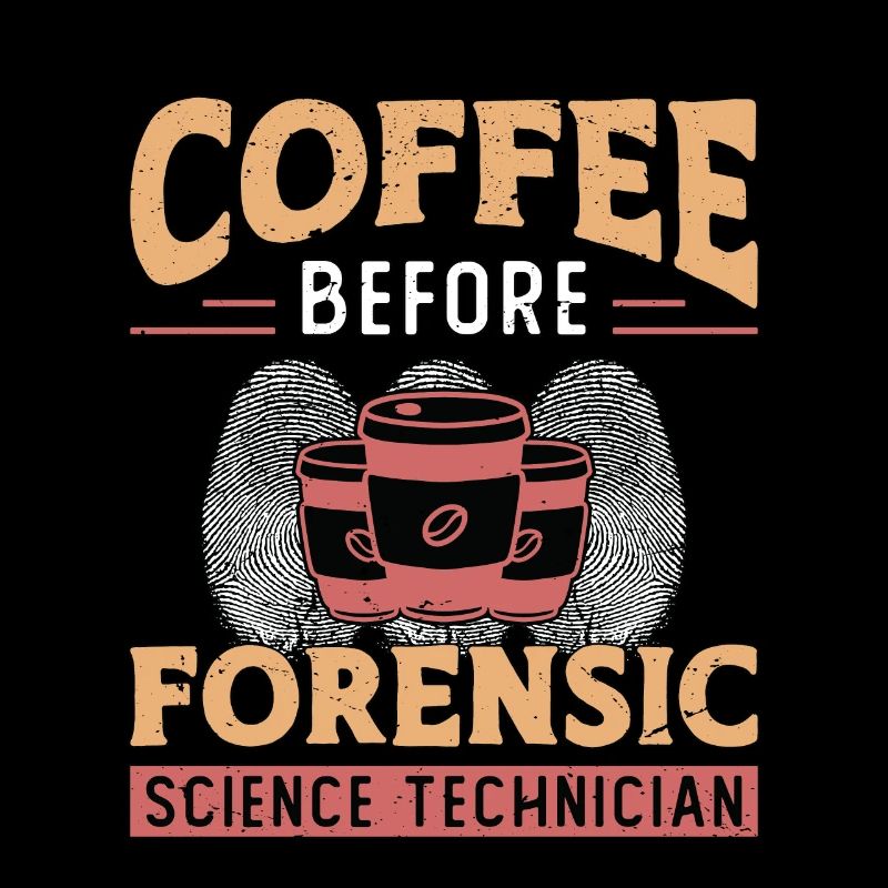 Forensic Science Coffee Fingerprints Amateur de café