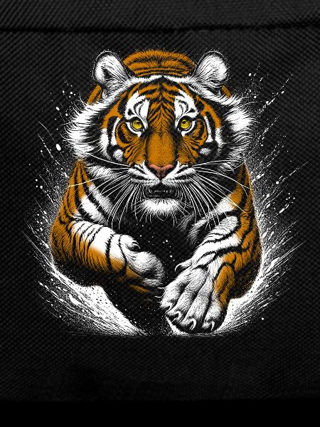 Cool tiger in the jump