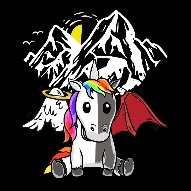 Einhorn Dämon Engel Teufel Satanisch Fabeltier