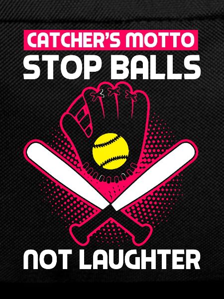 Catcher Softball Lover Bat Ball
