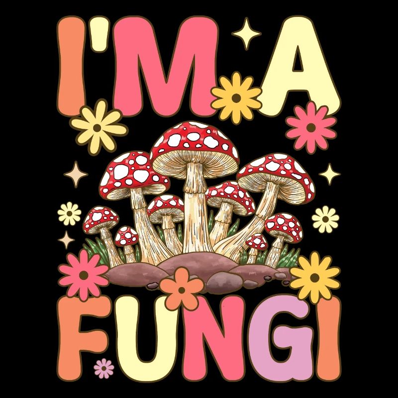 Mycologue groovy à la recherche de champignons