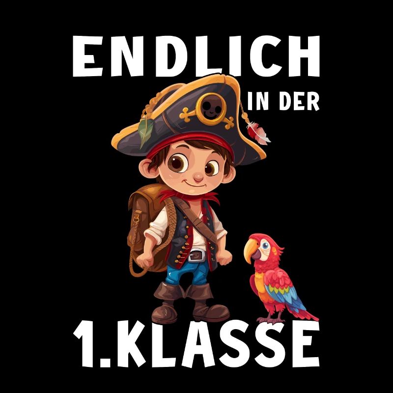 Pirat 1 Klasse Einschulung Piraten Erstklässler