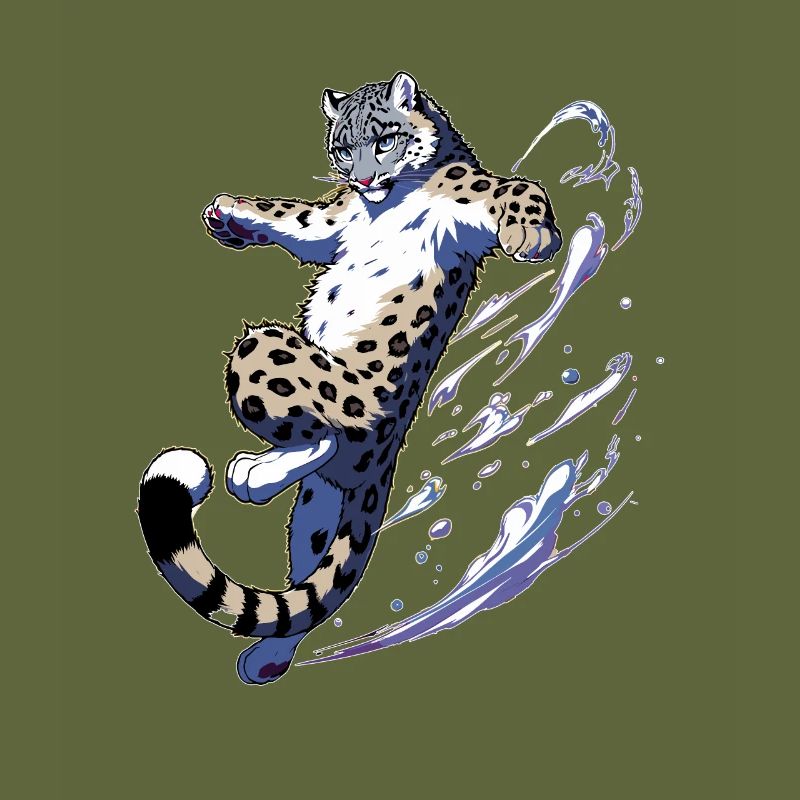 Snow Leopard Leopard White Leopard