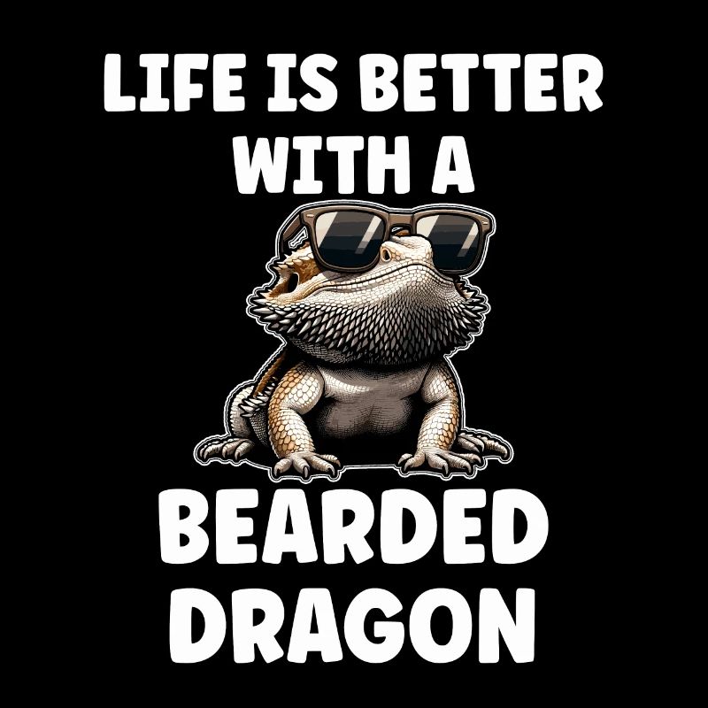 Bartagamen sagt Eidechsengecko