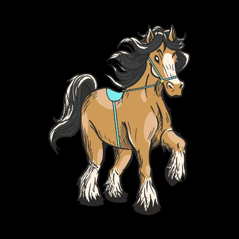 cheval, équitation, cavalier, cavalier, enfant, poney, cheval, cheval