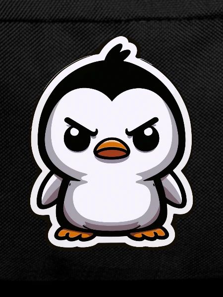 Funny Penguins Angry Penguin