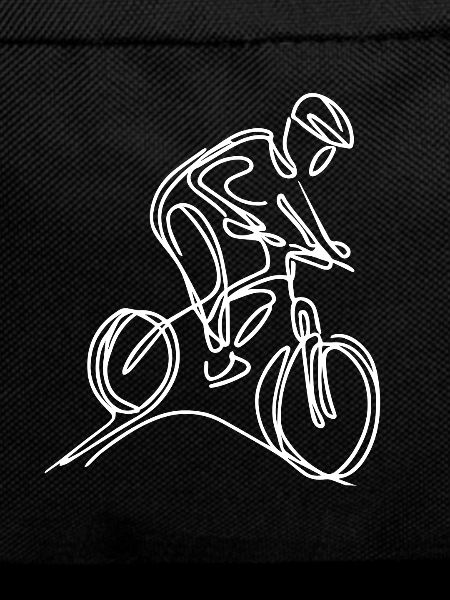 Mountainbiker Skizze