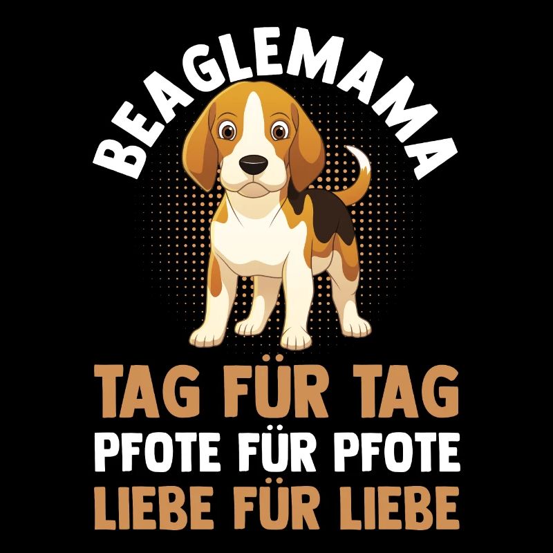 Hund Hundemama Beaglemama Mutter Beagle