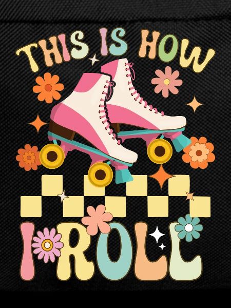 Groovy Roller Skating Rollschuhfahrer