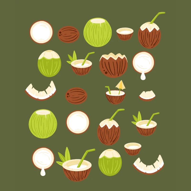 Retro Coconut Design