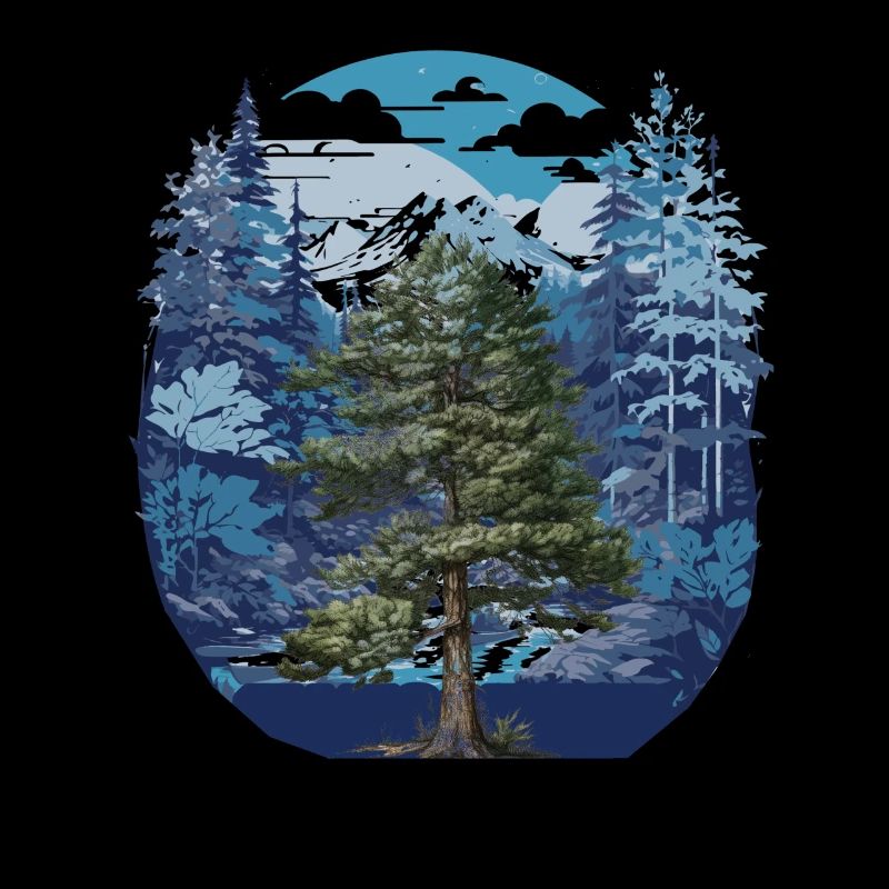 tree, forest, nature, wilderness, deciduous tree, fir, pine