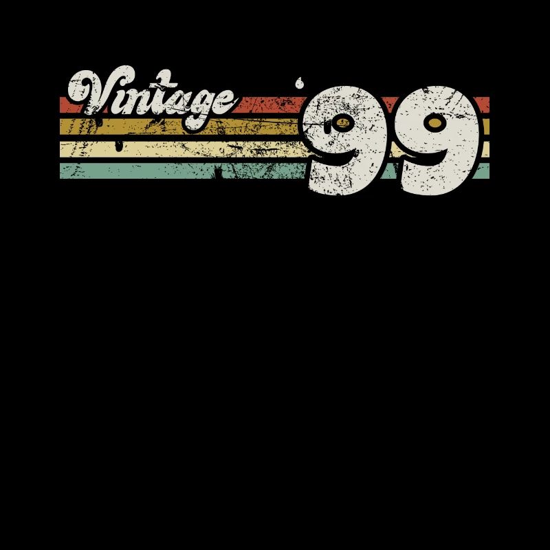 Retro Geburtstag Geboren 1999 Slogan Phrase Zitat