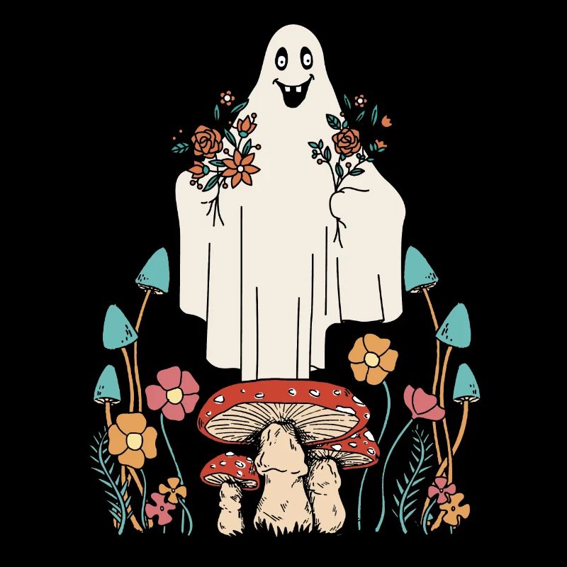 Joyful Nature Ghost Flora Autumn Halloween