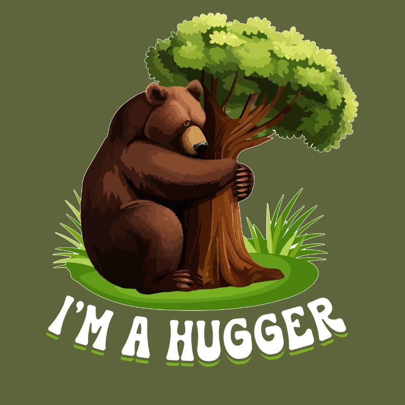 Tree Hugger Environmentalist Bear