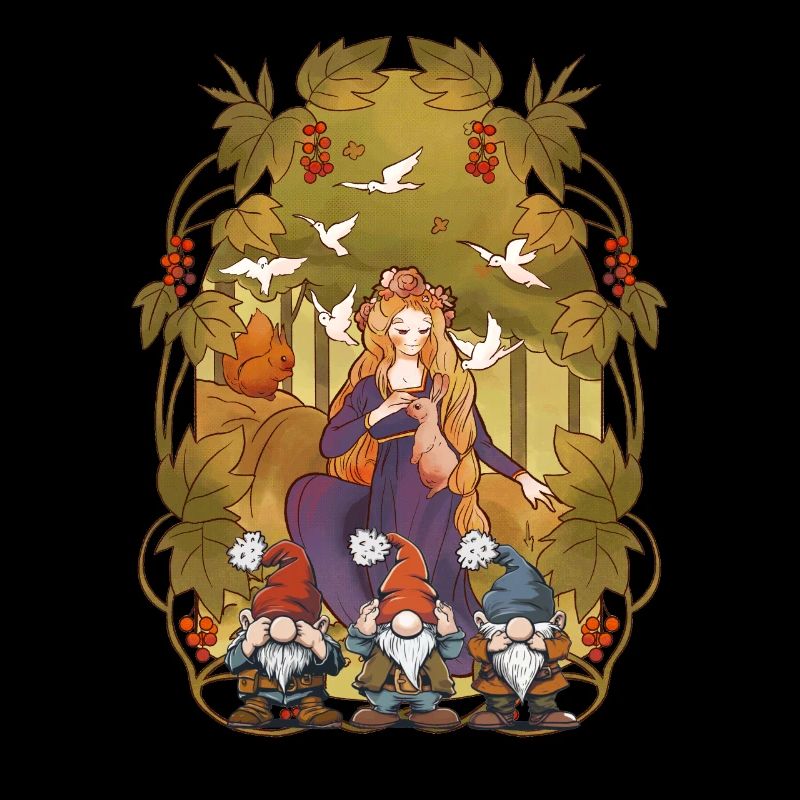 Waldbewohner Märchenfigur Kinder Märchen Zwerge