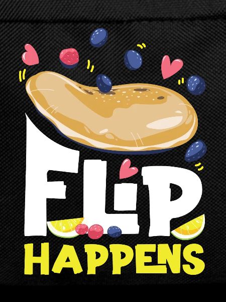 Pancake Lover Kids Pun Flip
