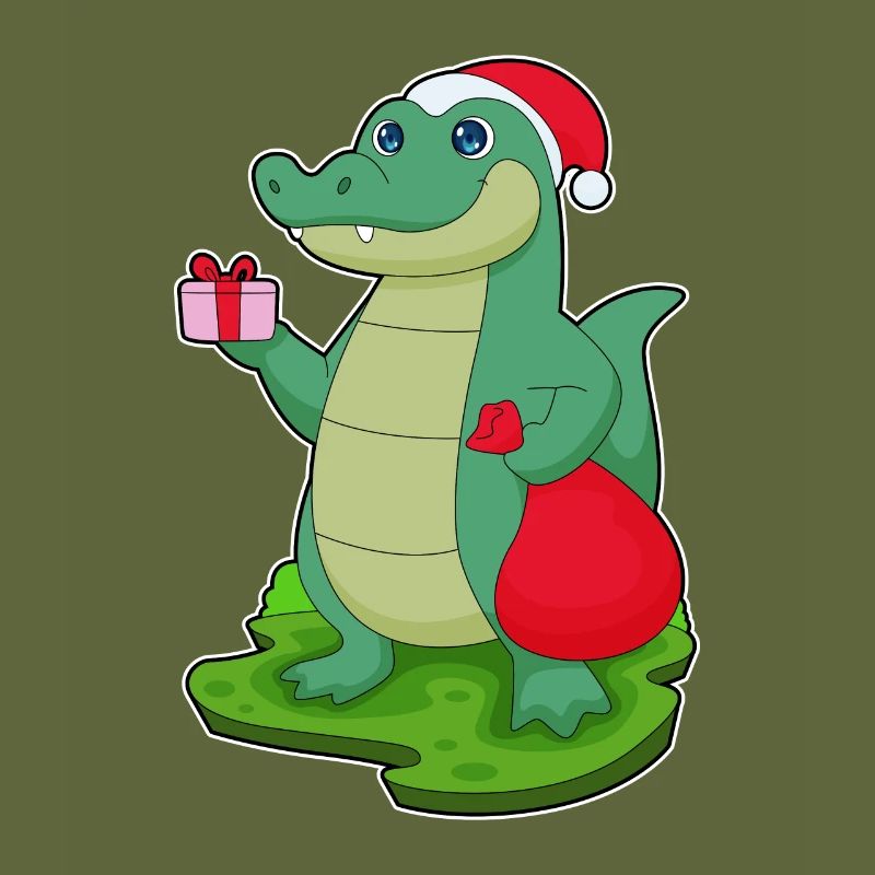 Crocodile Christmas Package