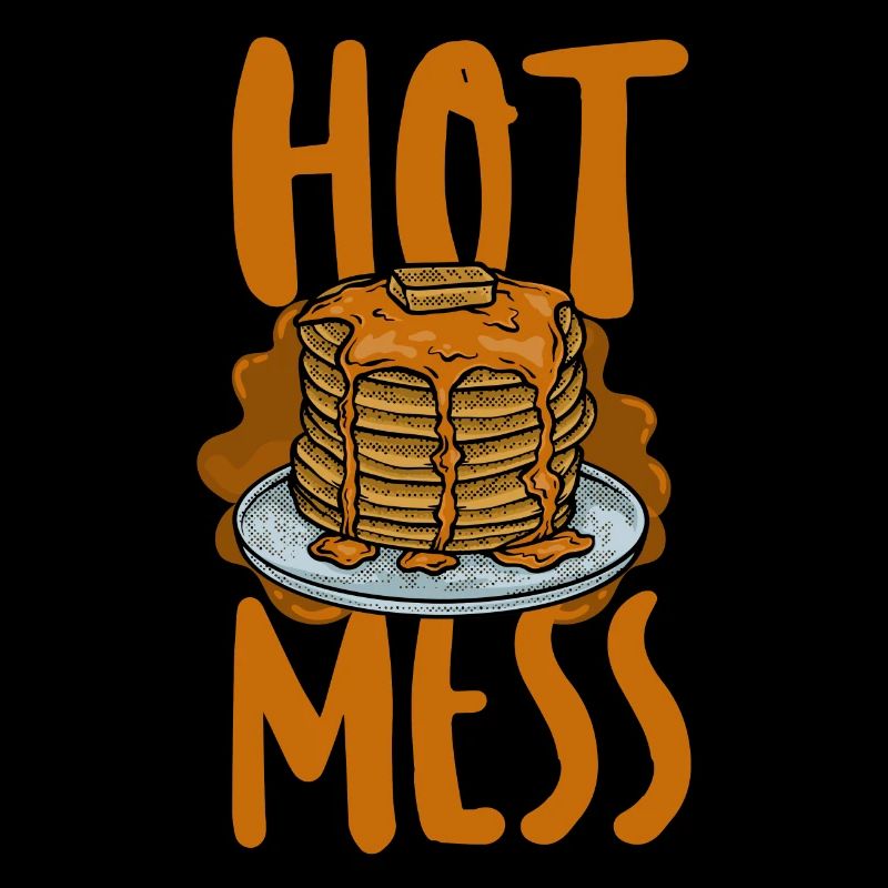 Pancake Lover Kids Hot Mess