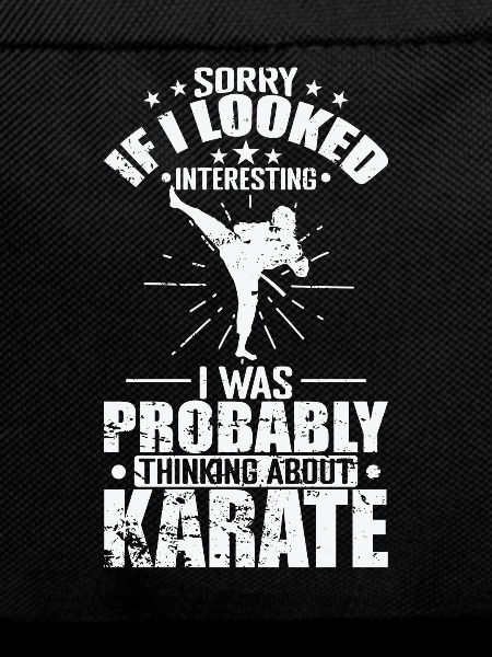 I was Thinking about Karate