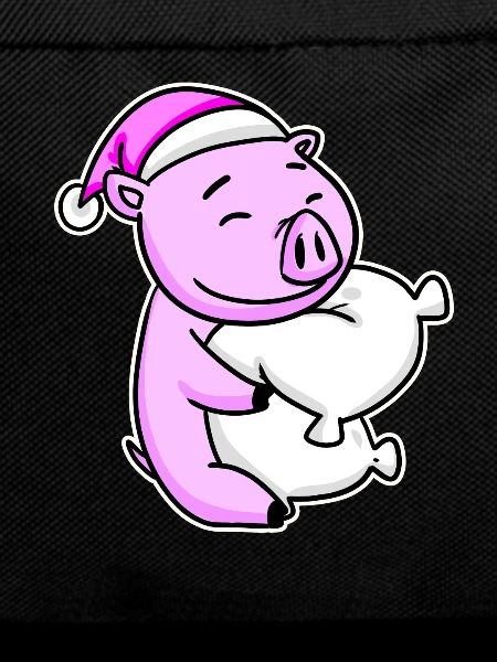 Pig Tired Sleeping Sleeping Girl