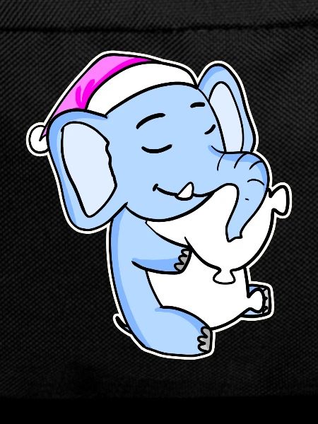 Elephant Tired Sleeping Sleeping Girl