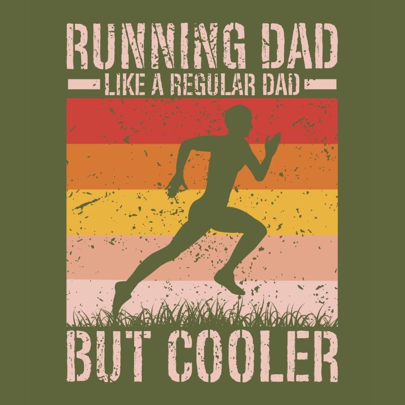 Running Dad Marathon Runner Trainer Marathoner