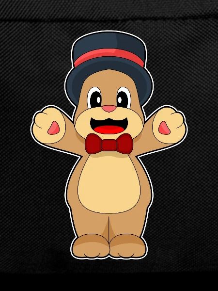 Bear Groom Top Hat Wedding