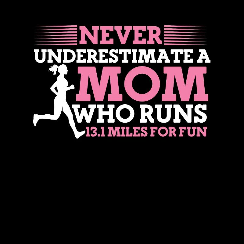 Running Mom Marathon Runner Jogging