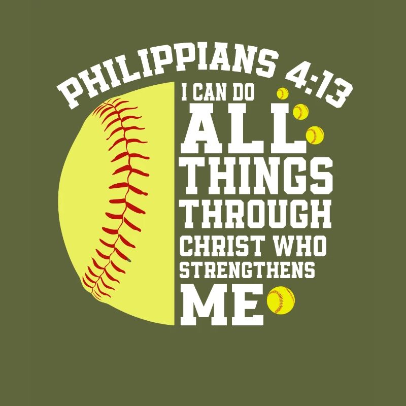 I can do all things through Christ softball