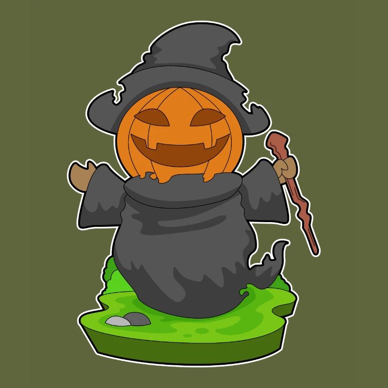 Witch Halloween Pumpkin