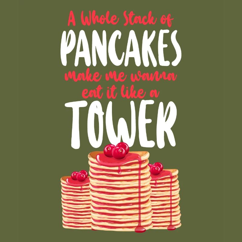 Pancake Lover Kids A Whole Stack