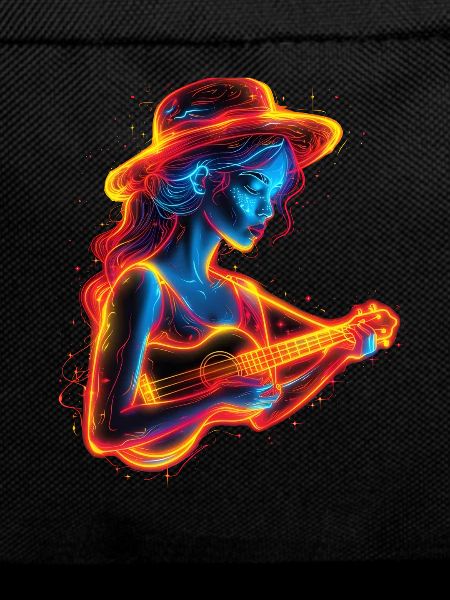 Ukulelespielerin Steamwave